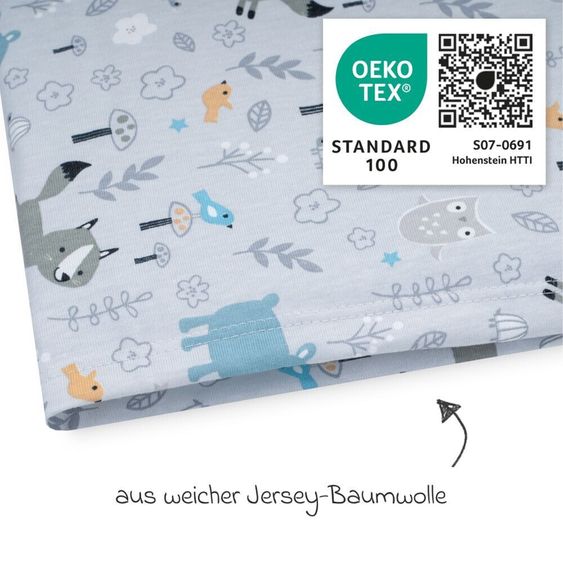 Julius Zöllner Coprifasciatoio con protezione per la testa Loop Comfy Jersey - Smart Friends