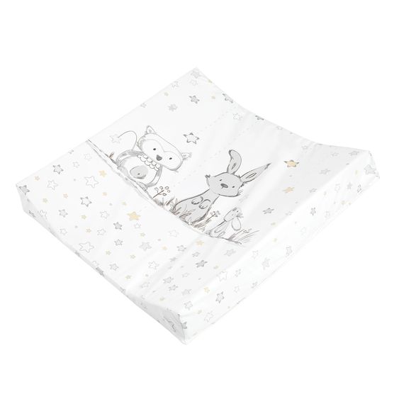 Julius Zöllner Changing tray foil 2-wedge - bunny and owl - white