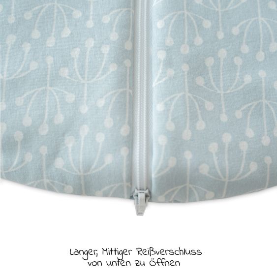 Julius Zöllner Winterschlafsack wattiert mit Arm - Jersey Planty - Gr. 56