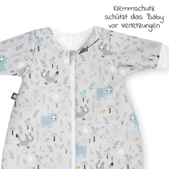 Julius Zöllner Winterschlafsack wattiert mit Arm - Jersey Smart Friends - Gr. 56