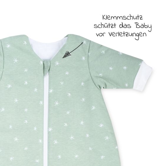 Julius Zöllner Winterschlafsack wattiert mit Arm - Jersey Stary - Gr. 56