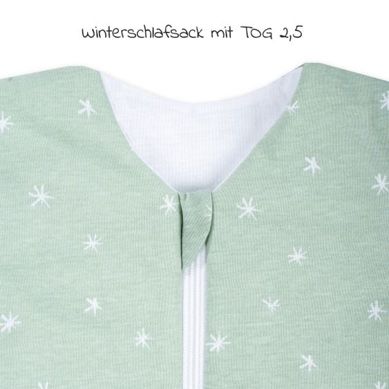 Julius Zöllner Winterschlafsack wattiert mit Arm - Jersey Stary - Gr. 56