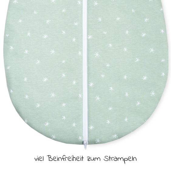 Julius Zöllner Winterschlafsack wattiert mit Arm - Jersey Stary - Gr. 56