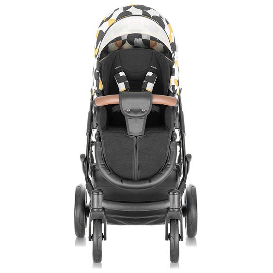 Junama Kombi-Kinderwagen Madena inkl. Babywanne, Sportsitz, Wickeltasche & Regenschutz - Packman