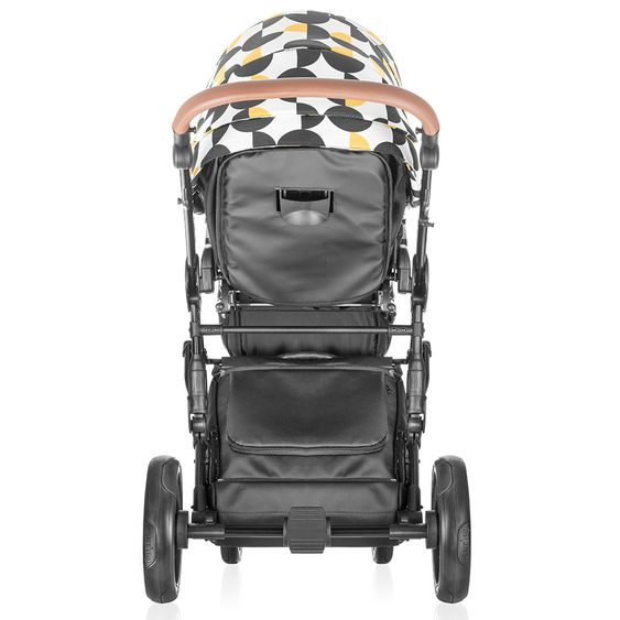 Junama Kombi-Kinderwagen Madena inkl. Babywanne, Sportsitz, Wickeltasche & Regenschutz - Packman