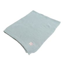 Babydecke Knitt Blanket in Strickoptik 75 x 100 cm - Slit Green