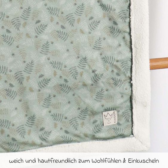 Kaiser Babydecke Winter Jersey - Forrest Green