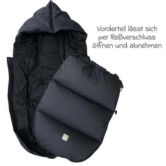 Kaiser Daunen-Fußsack Dowwny XL für Kinderwagen & Buggy - Black