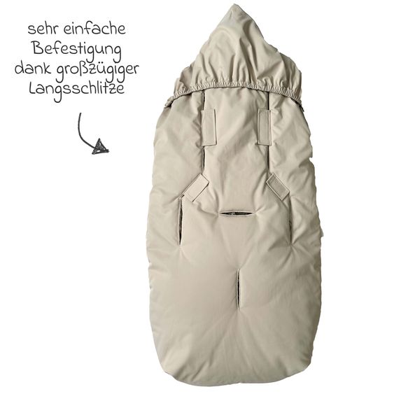 Kaiser Daunen-Fußsack Dowwny XL für Kinderwagen & Buggy - Sand