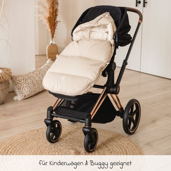 Kaiser Dowwny XL down footmuff for baby carriage & buggy - Sand