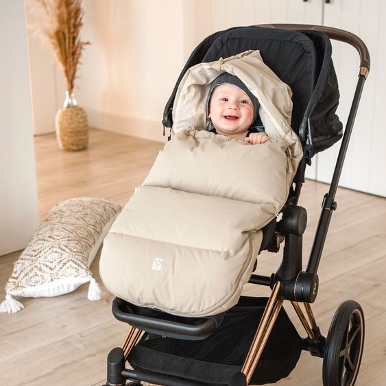 Kaiser Dowwny XL down footmuff for baby carriage & buggy - Sand