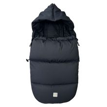 Daunen-Fußsack Little Dowwny für Babyschalen & Babywannen - Black
