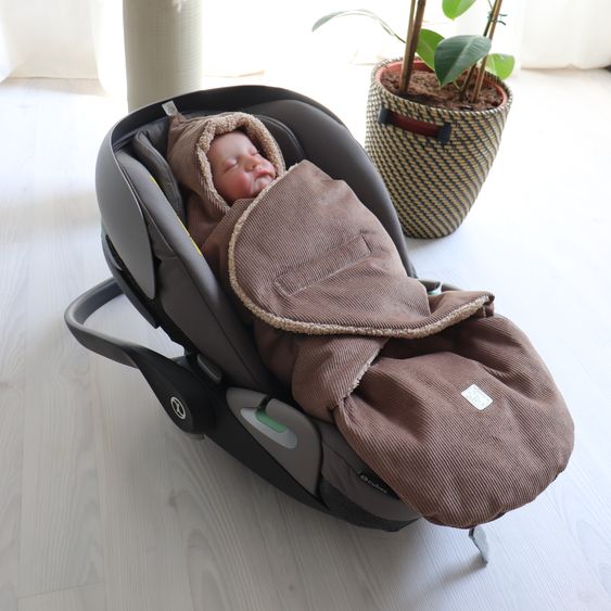 Kaiser Einschlagdecke Callie Cord für Babyschalen und Babywannen - Caribou