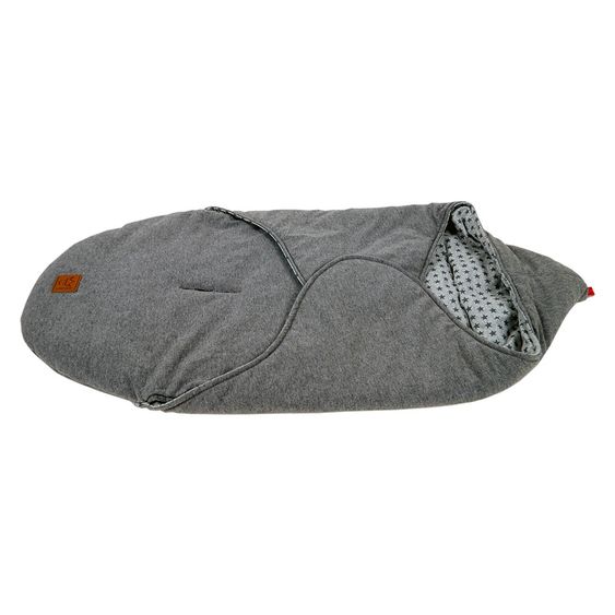 Kaiser Einschlagdecke Caroline Jersey Star Wrap - Anthracite