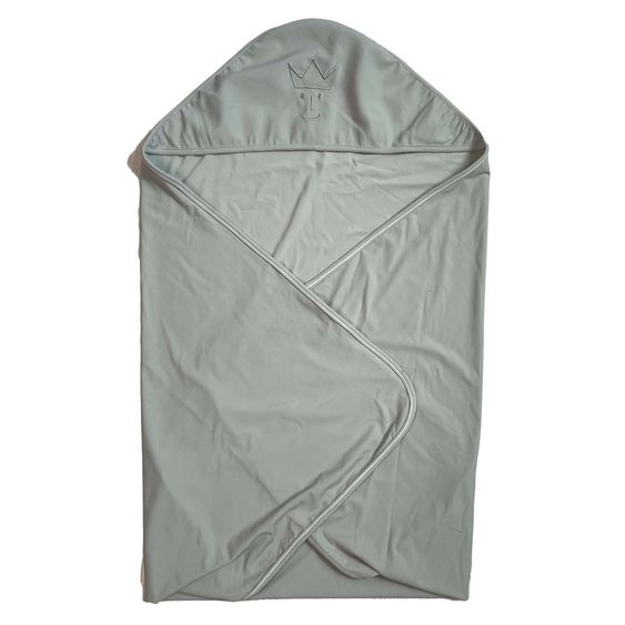 Kaiser Coperta avvolgente Coperta Raffreddante con Cappuccio in Materiale Rinfrescante per Seggiolino Auto per Neonati & Navicelle - Grigio Chiaro