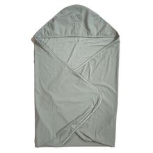 Coperta avvolgente Coperta Raffreddante con Cappuccio in Materiale Rinfrescante per Seggiolino Auto per Neonati & Navicelle - Grigio Chiaro