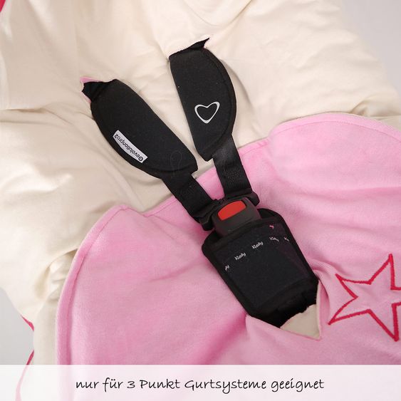Kaiser Einschlagdecke Star - Hellgrau Rosa