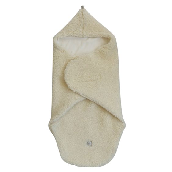 Kaiser Einschlagdecke Wool für Babyschale und Babywannen - Weiß
