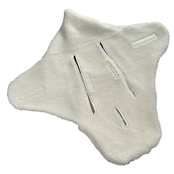 Kaiser Einschlagdecke Wool für Babyschale und Babywannen - Weiß