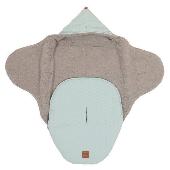 Kaiser Wrappy folding blanket - Knit Design - Mint