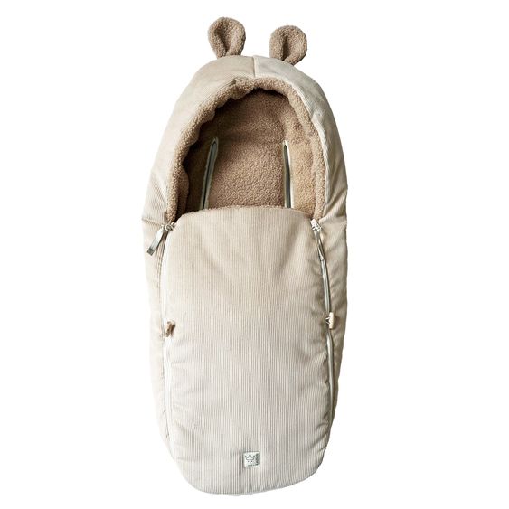 Kaiser Hima fleece footmuff for infant car seats & carrycots - Sand Shell