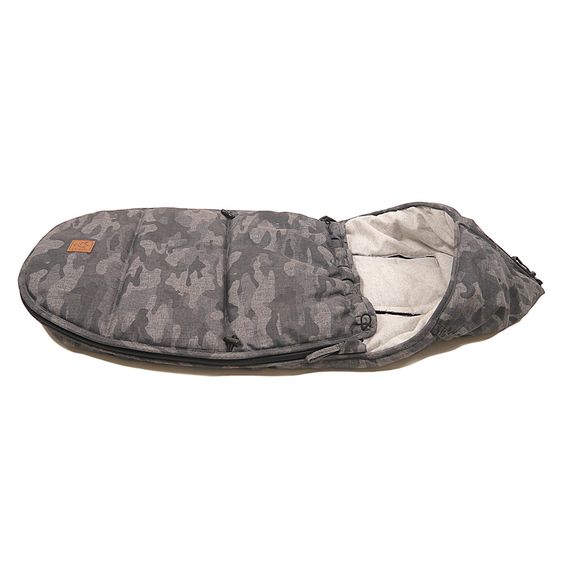 Kaiser Fleece-Fußsack Hoody für Babyschale und Babywannen - Camouflage