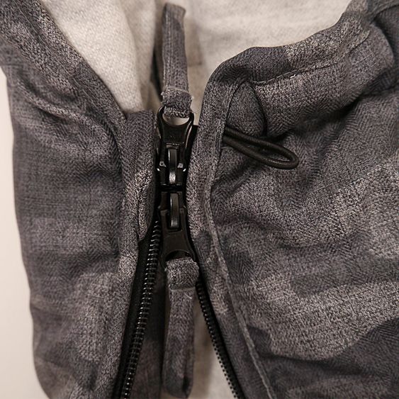 Kaiser Fleece-Fußsack Hoody für Babyschale und Babywannen - Camouflage