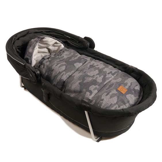 Kaiser Fleece-Fußsack Hoody für Babyschale und Babywannen - Camouflage