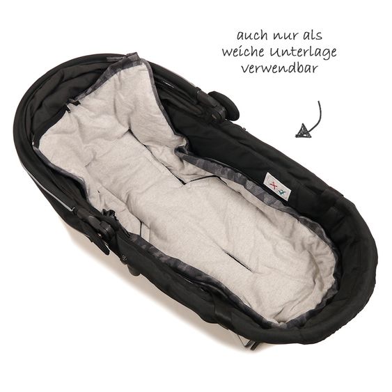 Kaiser Fleece-Fußsack Hoody für Babyschale und Babywannen - Camouflage