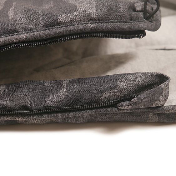 Kaiser Fleece-Fußsack Hoody für Babyschale und Babywannen - Camouflage
