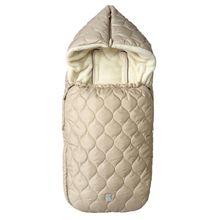 Fleece-Fußsack Recy XL aus 100% recyceltes Polyester für Kinderwagen & Buggy - Sand Cream