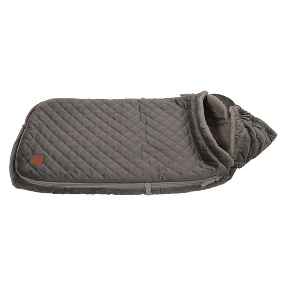 Kaiser Fleece-Fußsack Velvet Kiki - Grey