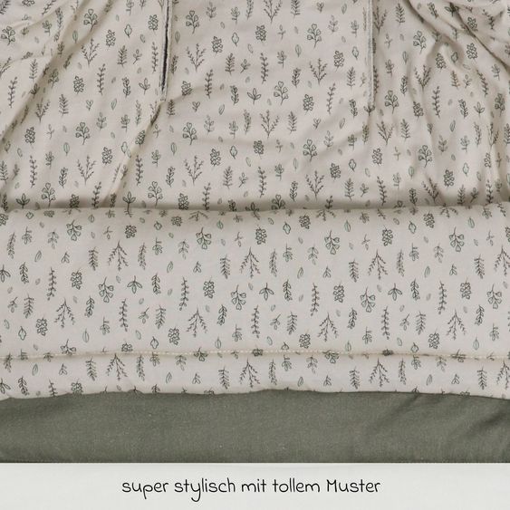 Kaiser Jersey-Fußsack Sophia für Kinderwagen und Buggy - Olive Green