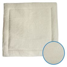 Play Mat Wool reversible on both sides 100 x 100 cm - White