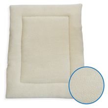 Krabbeldecke Wool beidseitig verwendbar 80 x 100 cm - Weiß