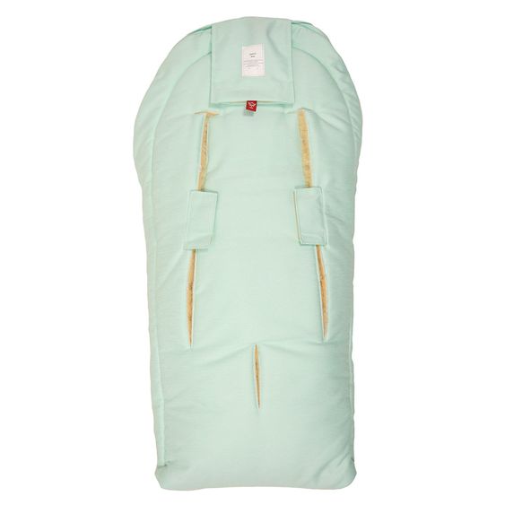 Kaiser Lammfell-Fußsack Channy für Babyschale und Babywanne - Denim Mint