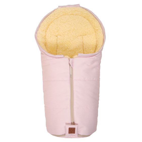 Kaiser Lammfell-Fußsack Channy für Babyschale und Babywanne - Denim Rose