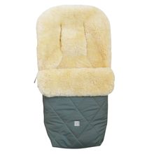 Lammfell-Fußsack Coosy für Buggy, Sport- & Kinderwagen - Salbei Green