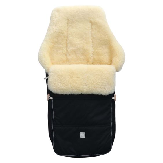 Kaiser Lammfell-Fußsack Dublas 2.0 für Buggy, Sport- & Kinderwagen - Black