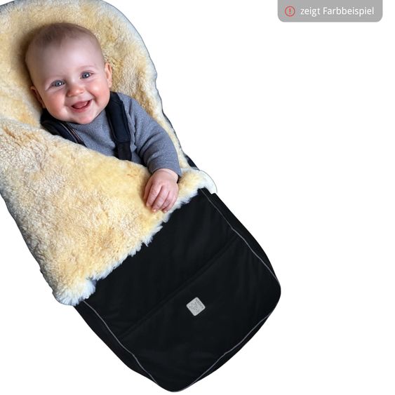 Kaiser Lammfell-Fußsack Dublas 2.0 für Buggy, Sport- & Kinderwagen - Salbei Green
