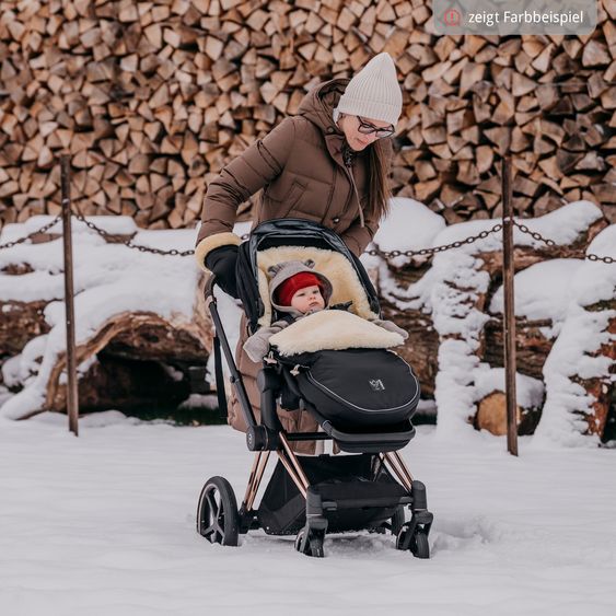 Kaiser Lammfell-Fußsack Love the Nature für Kinderwagen, Buggy & Fahrradanhänger - Caribou