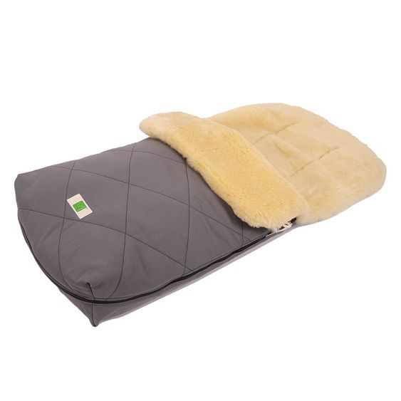 Kaiser Lambskin Footmuff Natura Organic Cotton - Anthracite