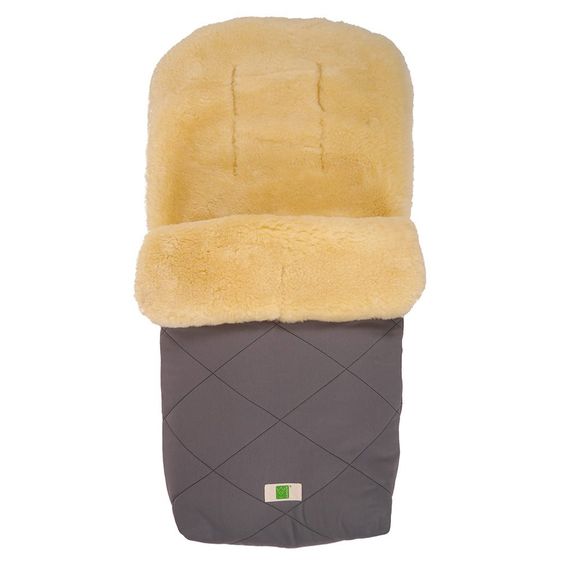 Kaiser Lambskin Footmuff Natura Organic Cotton - Anthracite