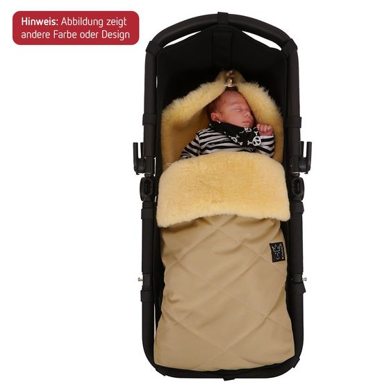 Kaiser Lambskin Footmuff Natura Organic Cotton - Anthracite