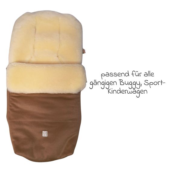 Kaiser Lammfell/Loden-Fußsack Lilly für Buggy, Sport- & Kinderwagen - Burro