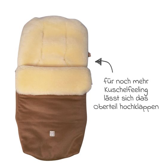 Kaiser Lammfell/Loden-Fußsack Lilly für Buggy, Sport- & Kinderwagen - Burro