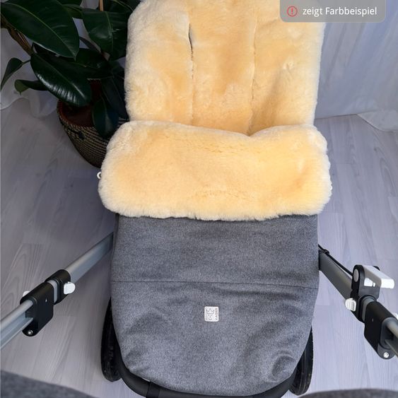 Kaiser Lammfell/Loden-Fußsack Lilly für Buggy, Sport- & Kinderwagen - Burro