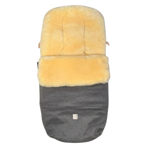 Kaiser Lammfell/Loden-Fußsack Lilly für Buggy, Sport- & Kinderwagen - Grey