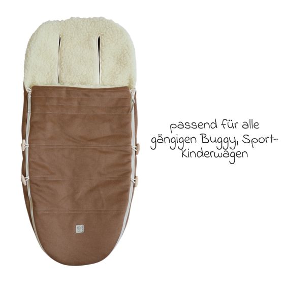 Kaiser Lammfell/Loden-Fußsack Woolma für Buggy, Sport- & Kinderwagen - Burro