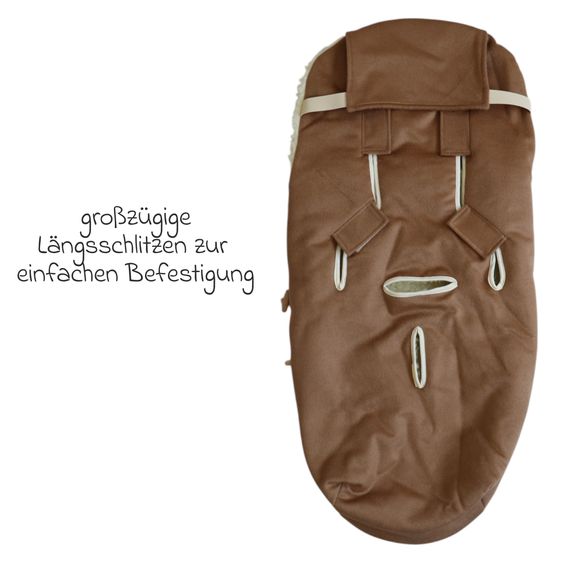 Kaiser Lammfell/Loden-Fußsack Woolma für Buggy, Sport- & Kinderwagen - Burro